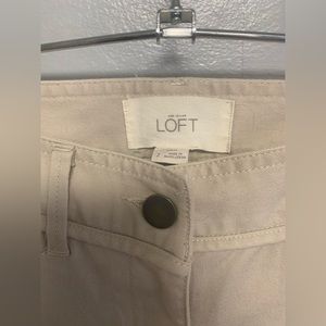 Loft Tan/Cream Trousers Size 2